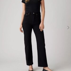 RIBCAGE STRAIGHT ANKLE BLACK SPROUT 33W x 31L